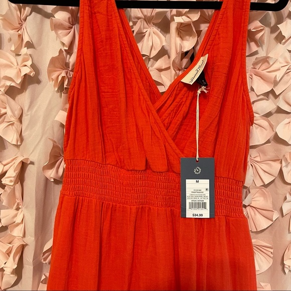 NWT reddish orange sundress lightweight size M - Picture 7 of 10